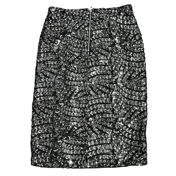 Walter Baker Josette Embellished Mesh Skirt Knee Length Size 6 - Picture 4 of 15